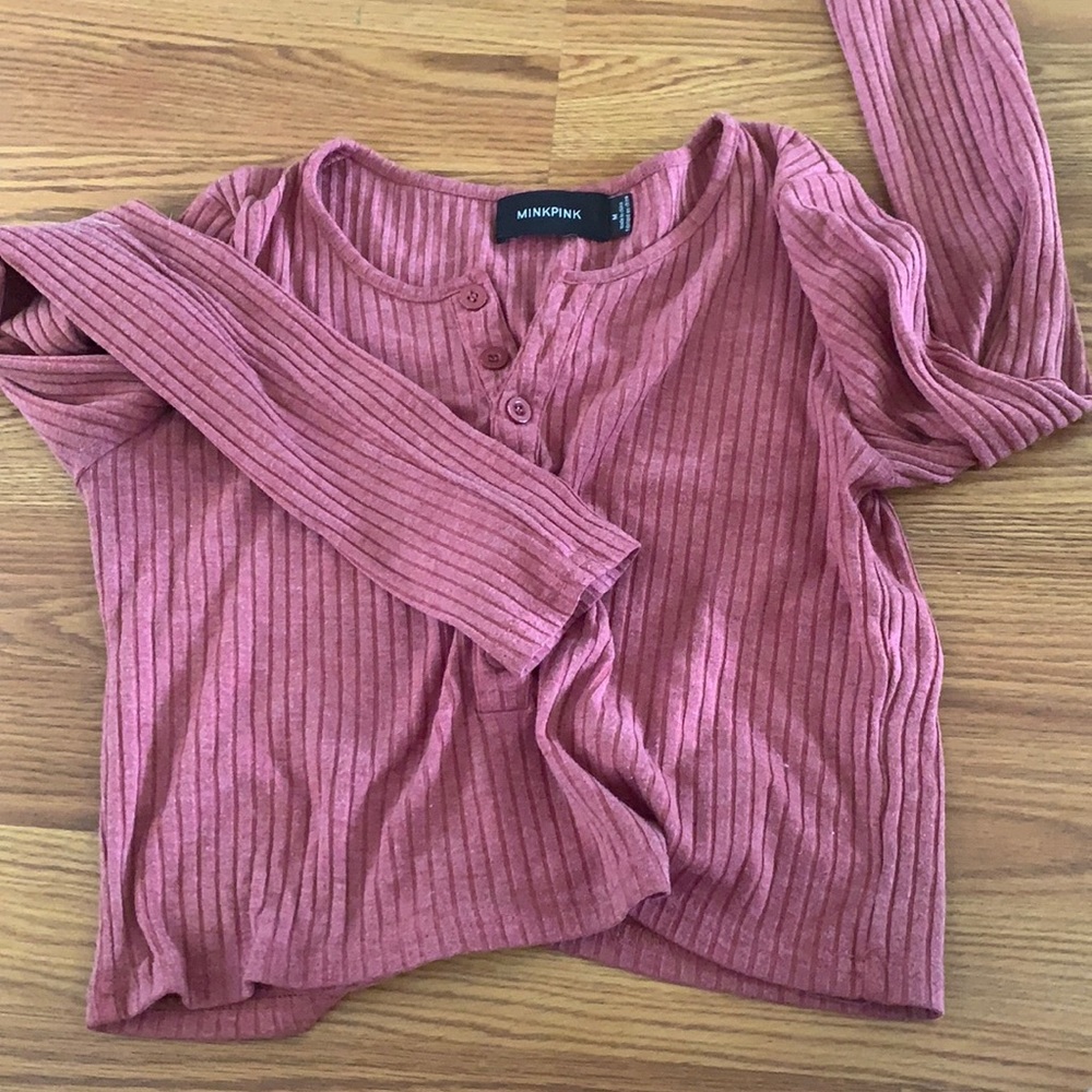 Mink Pink Cropped top